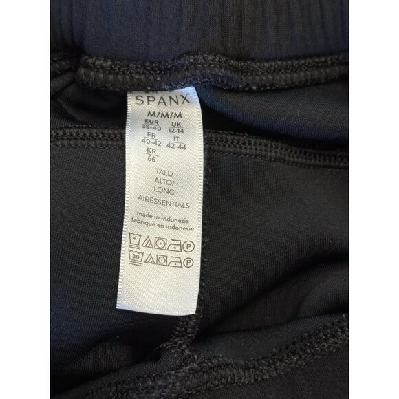 Spanx AirEssentials Wide Leg Crop Pants High Waist Black Size M Medium - Picture 9 of 14